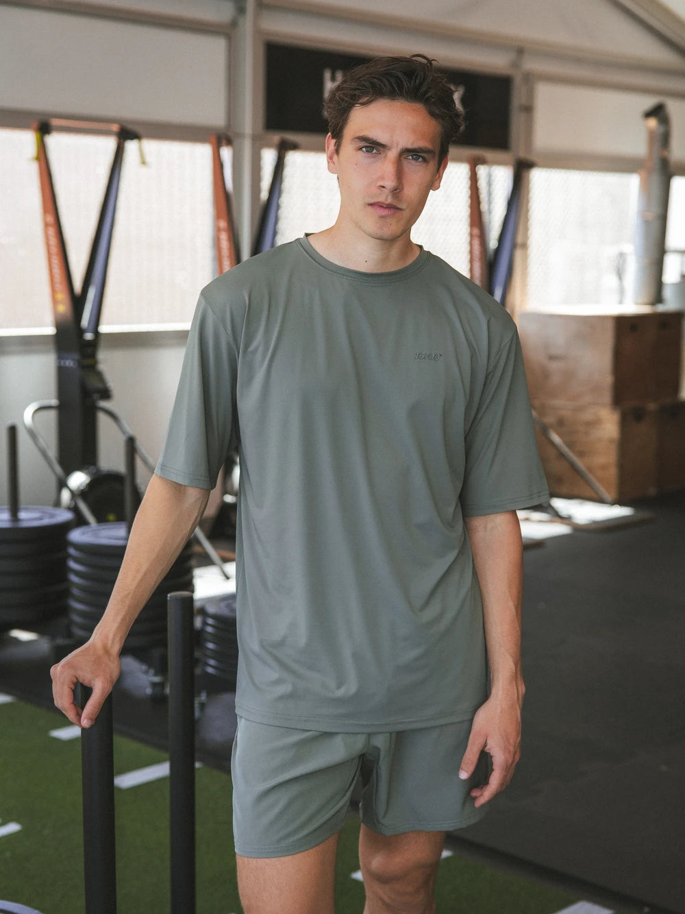 Olive Oversized Sport T-shirt