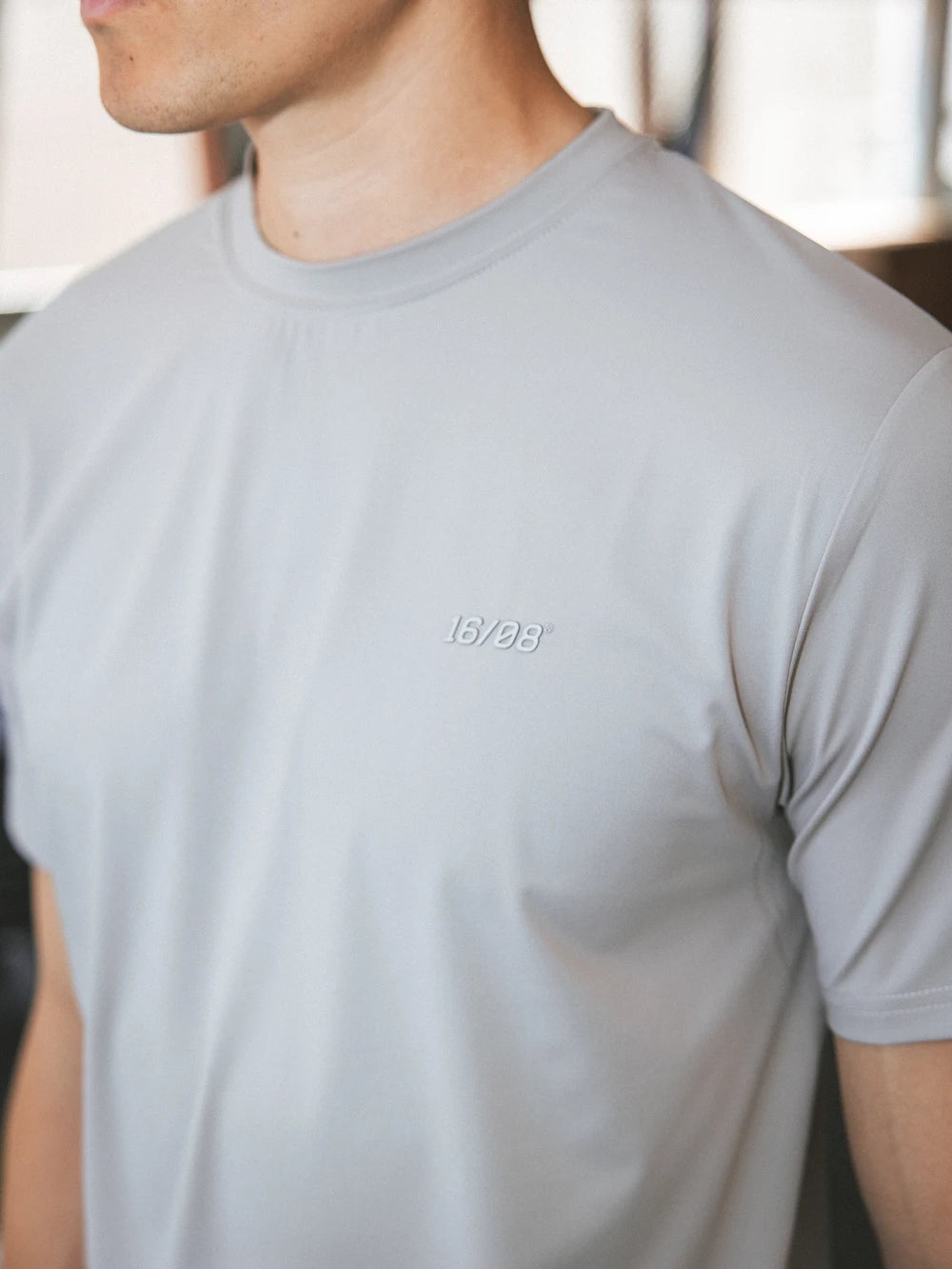 Light Grey Basic Sport T-shirt