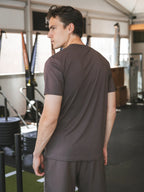 Coffee Brown Basic Sport T-shirt