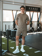 Brown Basic Sports T-shirt