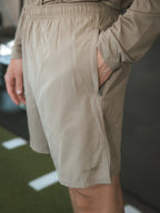 Braune Basic-Sportshorts