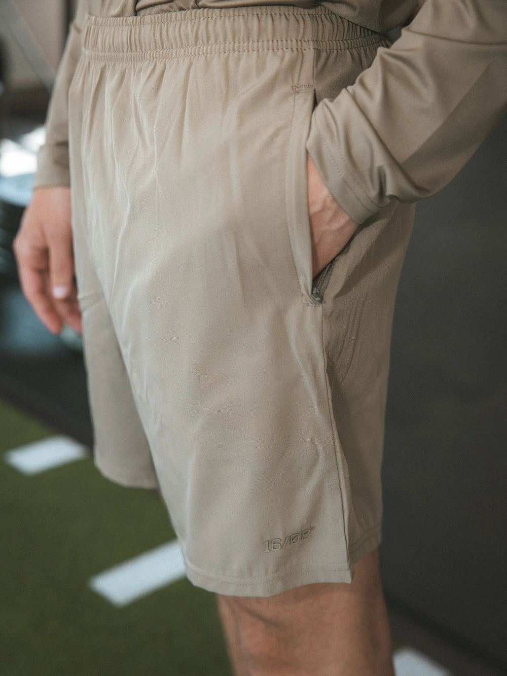 Brown Basic Sports Shorts