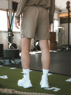 Braune Basic-Sportshorts