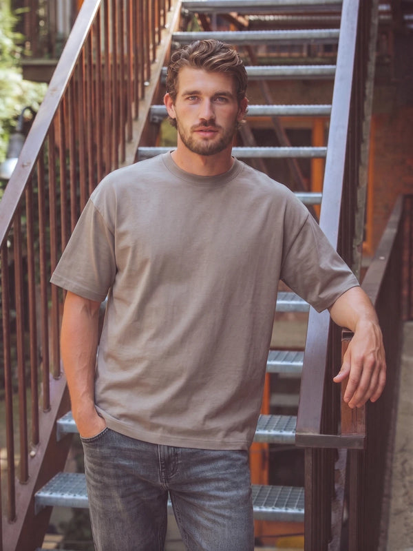 Taupe Oversized T-shirt