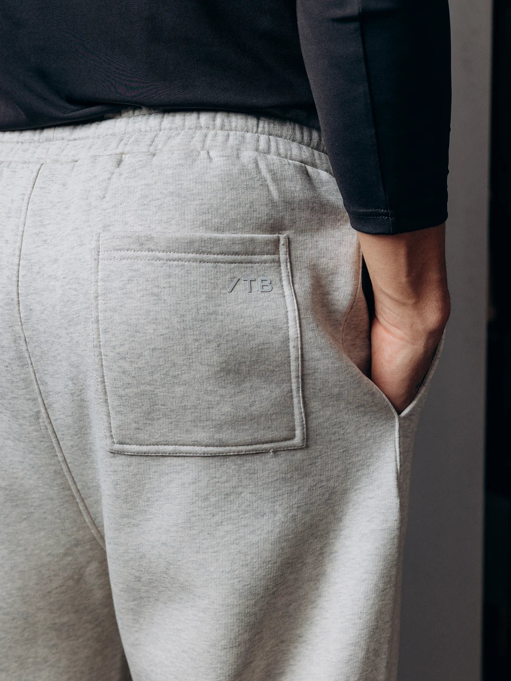 TB Light Grey Oversized Jogging Pants