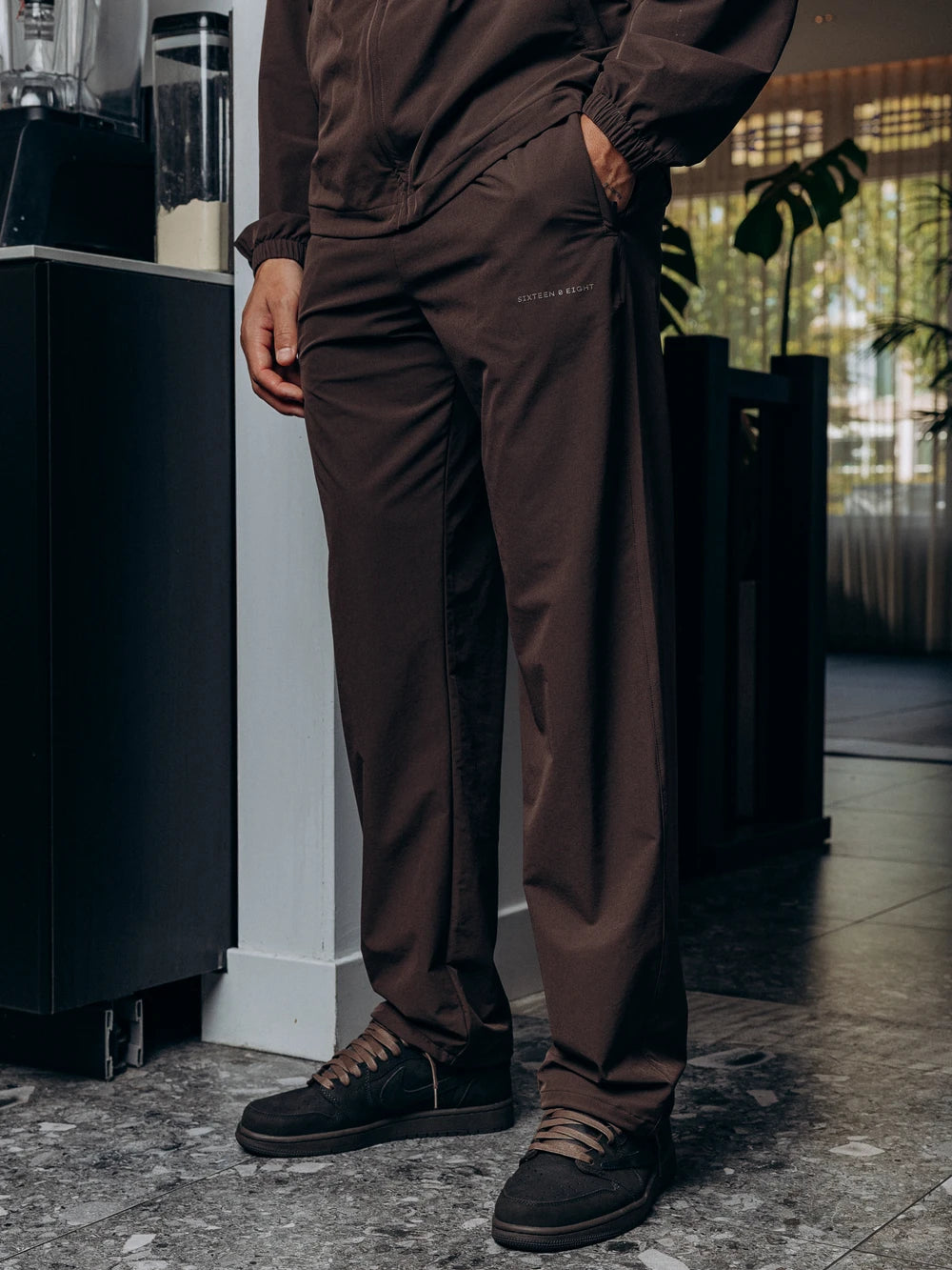 TB Brown Relaxed Fit Pants