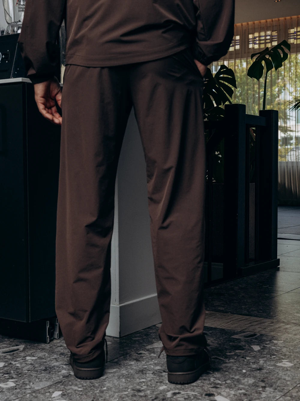 TB Brown Relaxed Fit Pants
