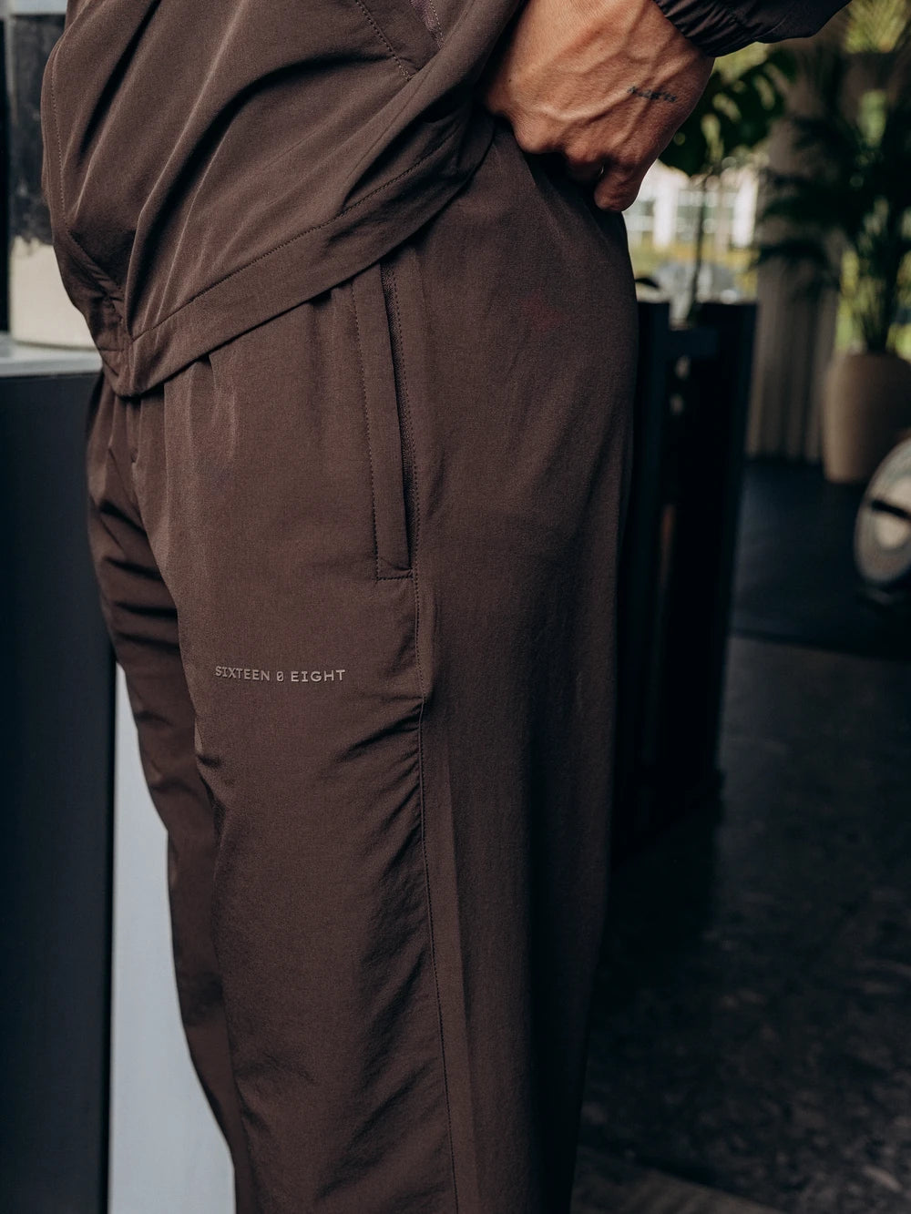 TB Brown Relaxed Fit Pants