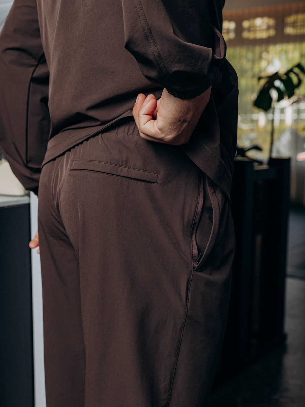 TB Brown Relaxed Fit Pants