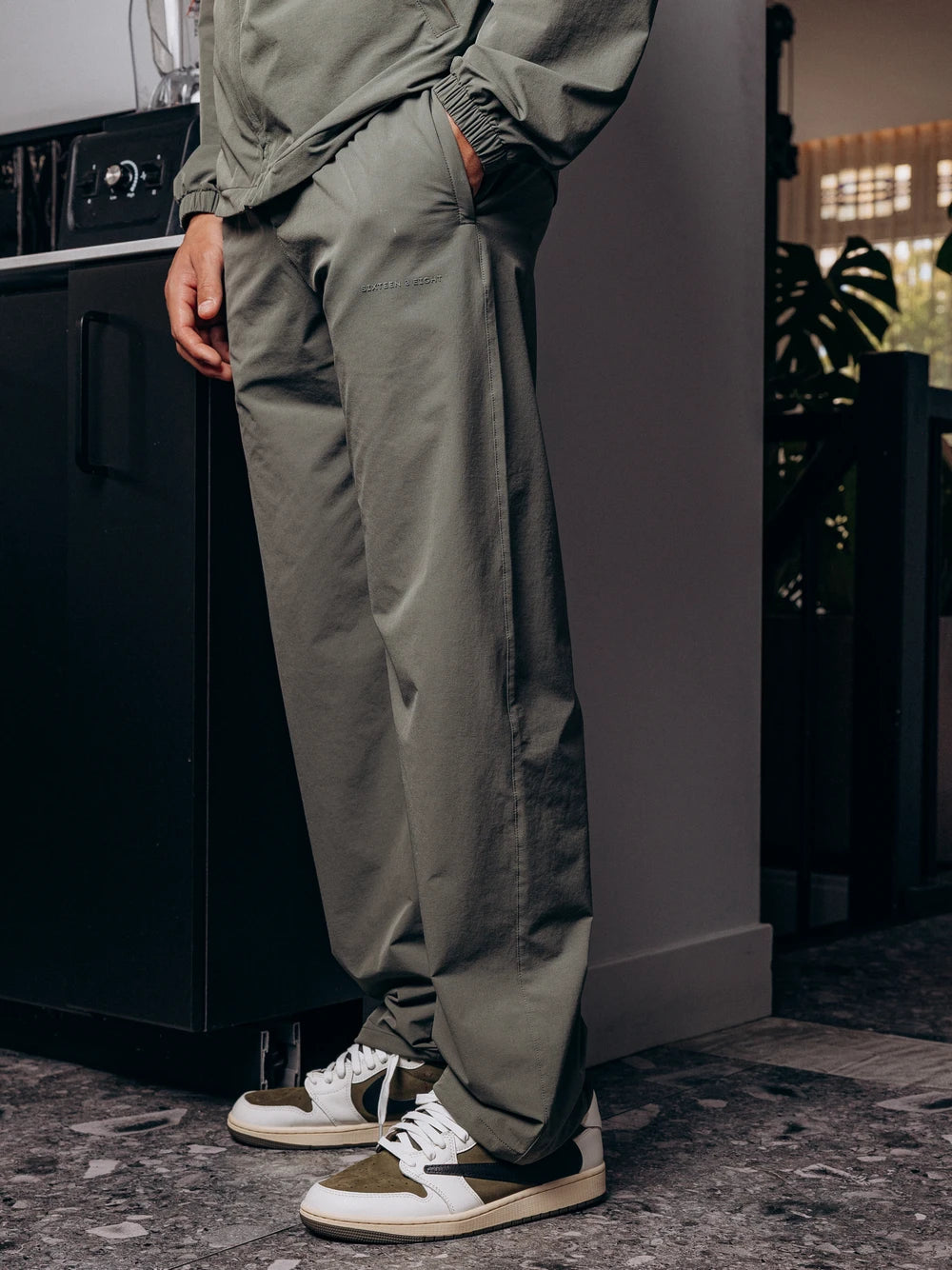 TB Green Relaxed Fit Pants