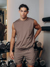 TB Brown Performance Tank Top