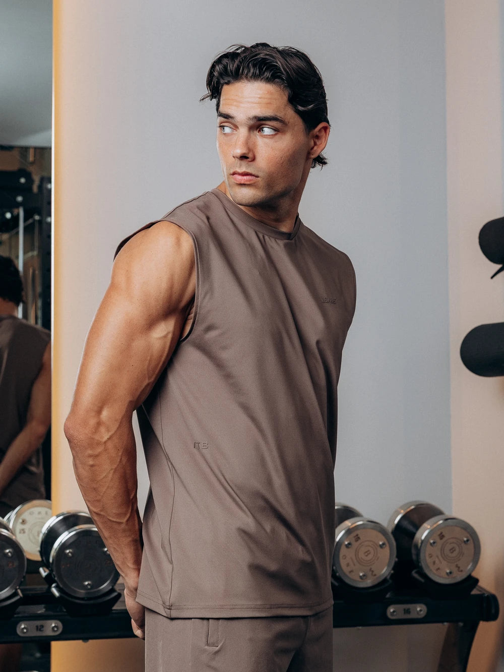 TB Brown Performance Tank Top