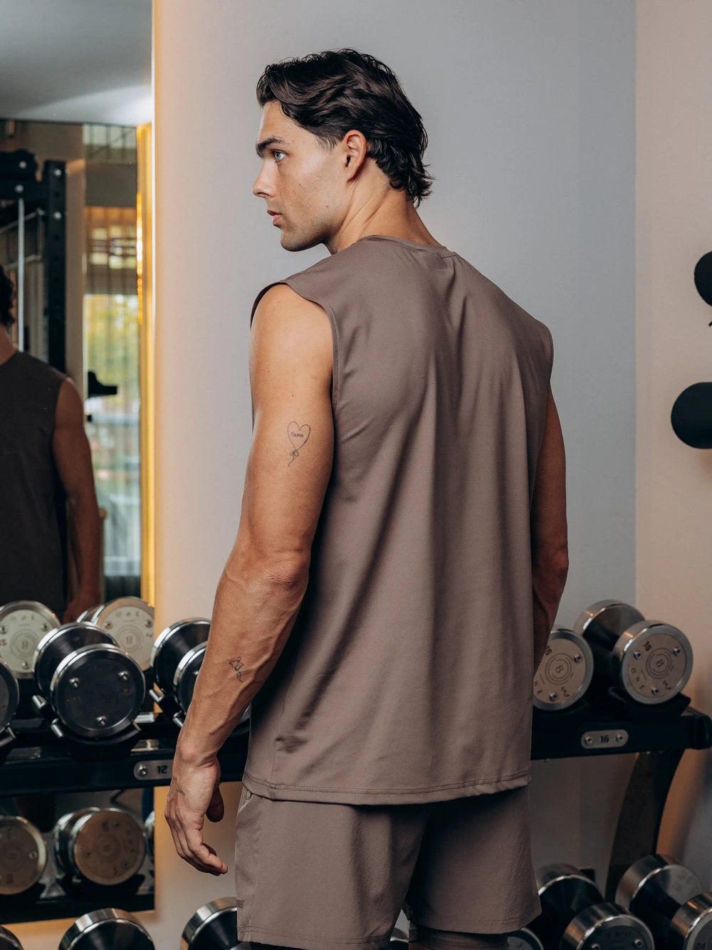 TB Brown Performance Tank Top