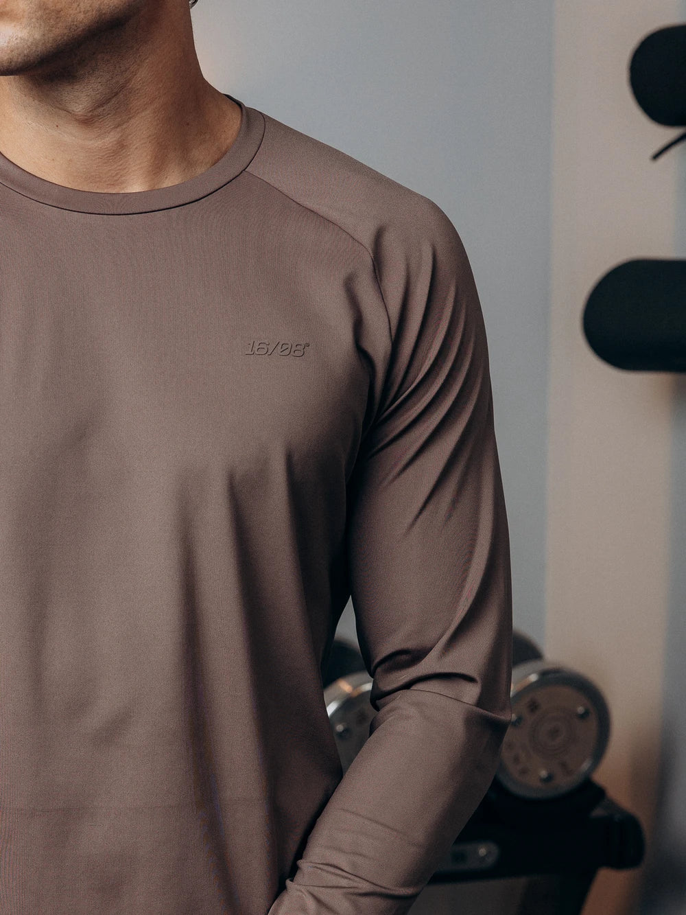 TB Brown Performance Longsleeve