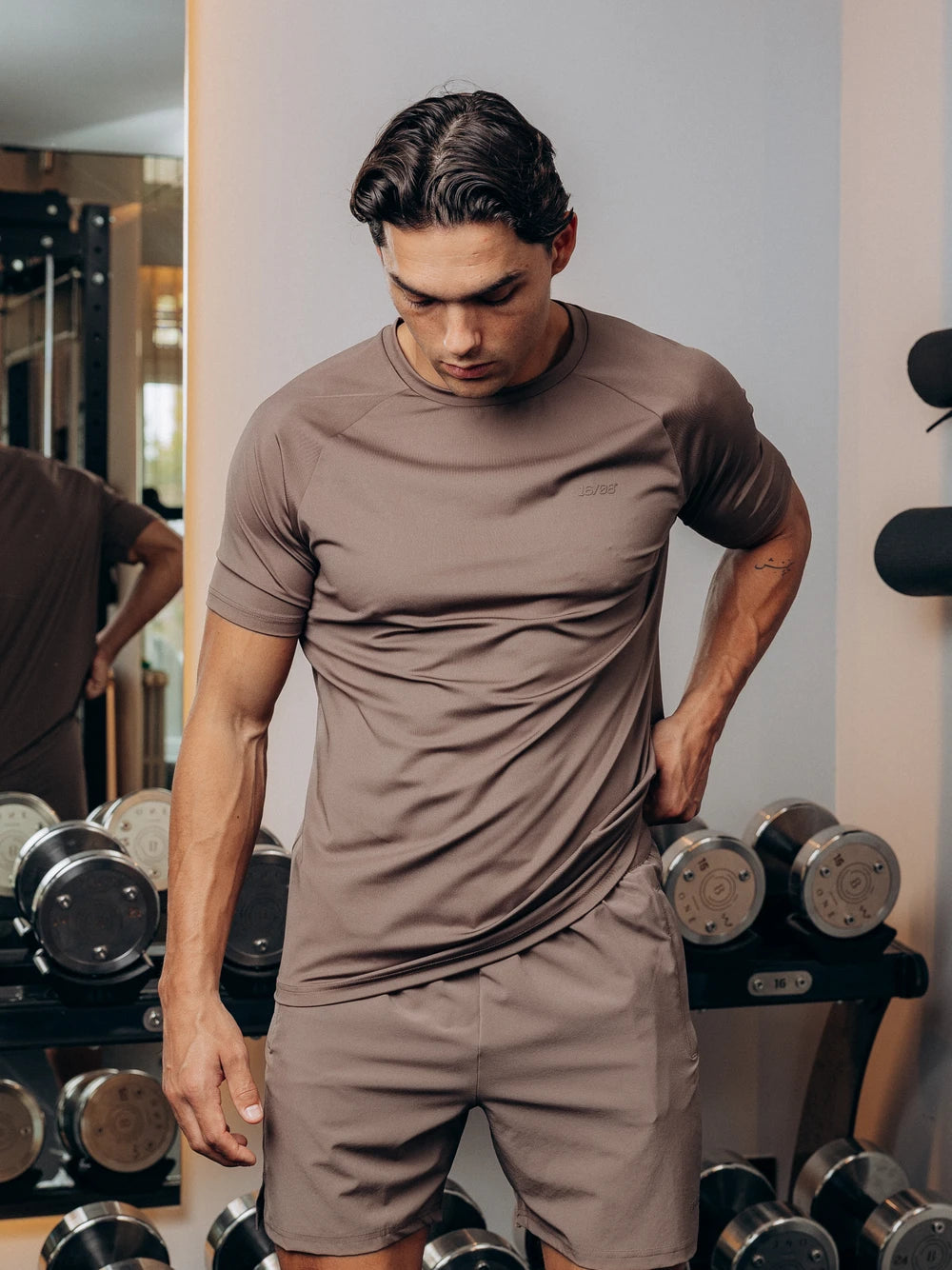 TB Brown Performance T-shirt