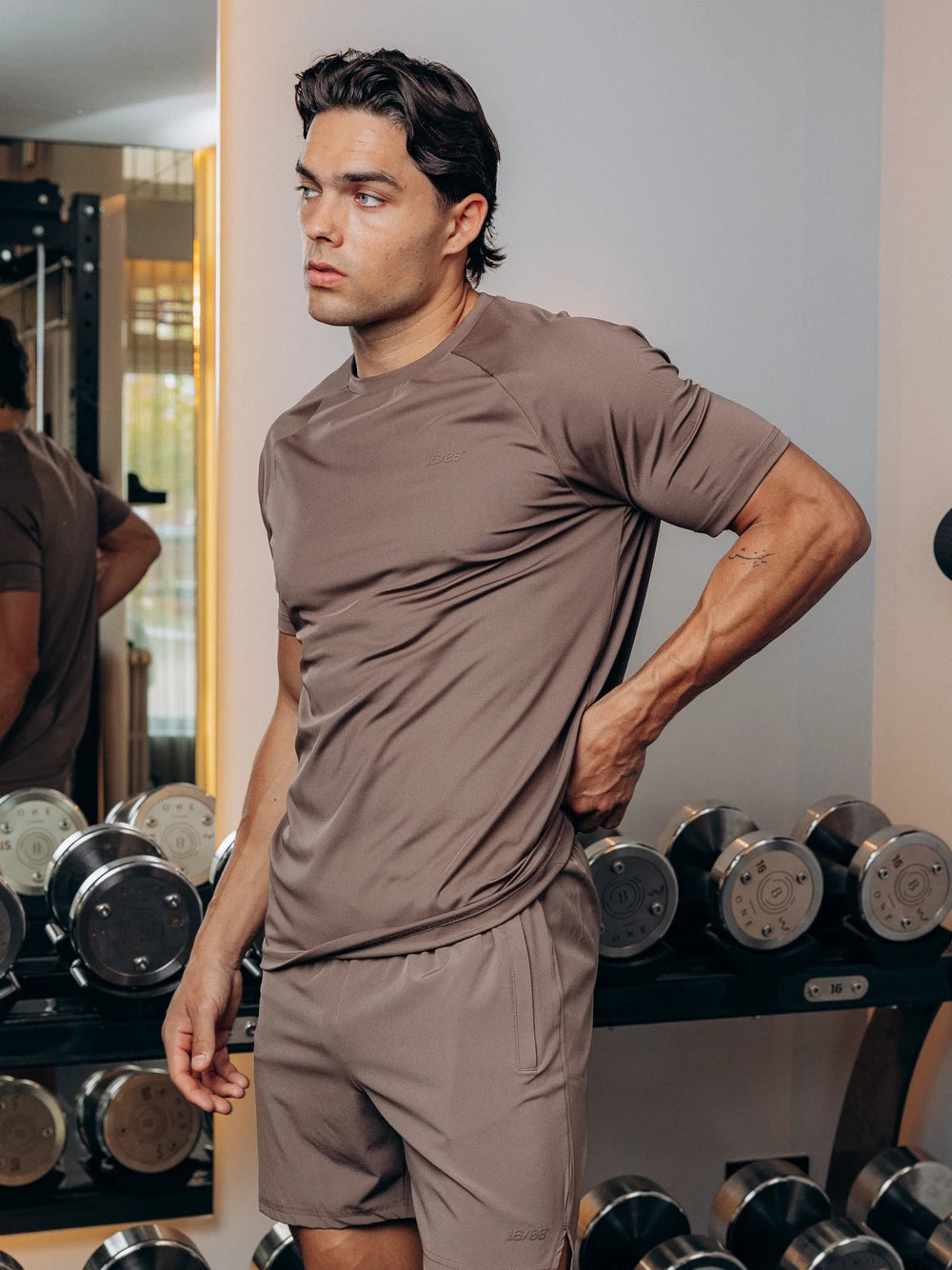 TB Brown Performance T-shirt