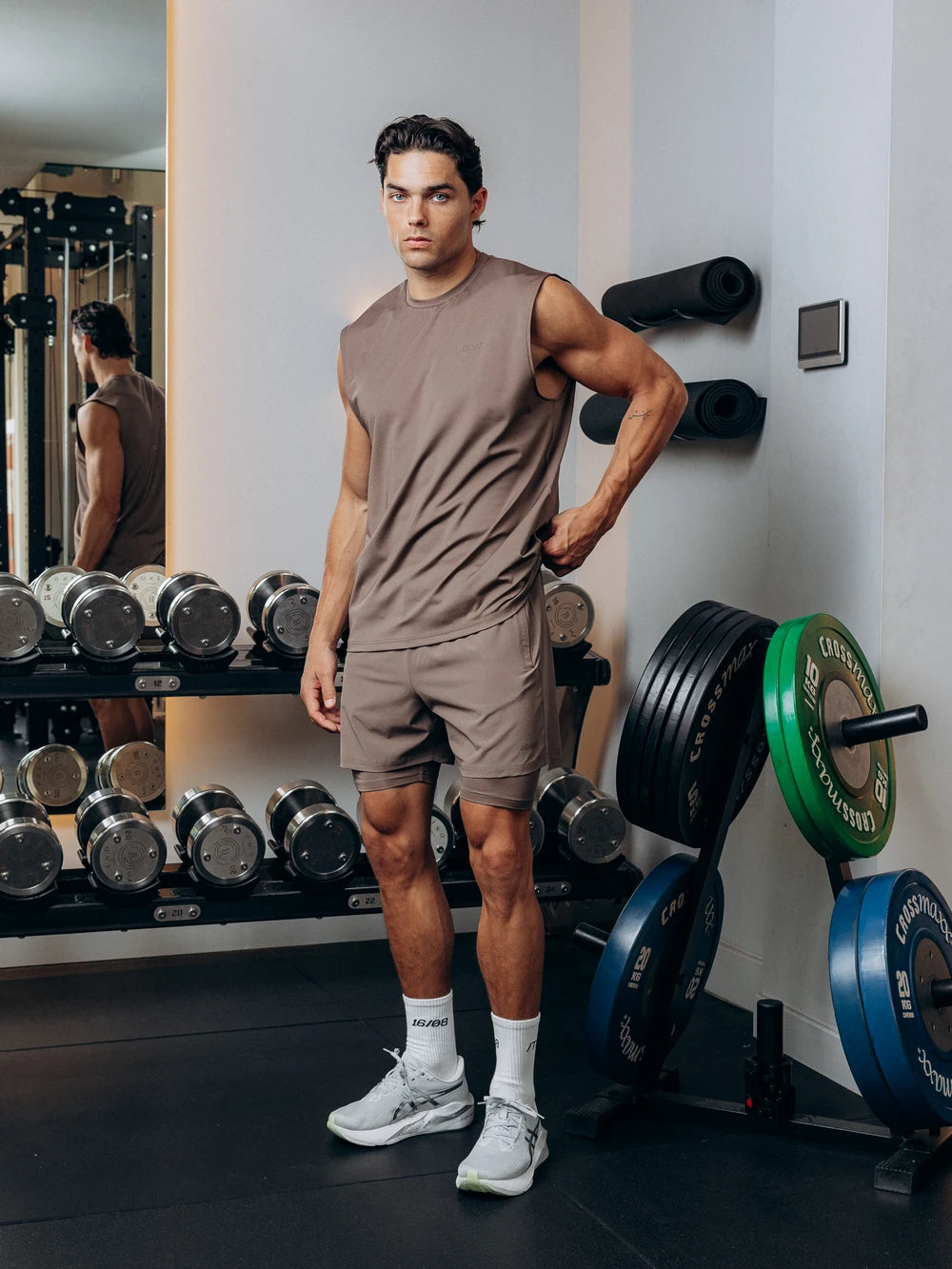 TB Brown 2-in-1 Performance Short