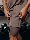TB Brown 2-in-1 Performance Short