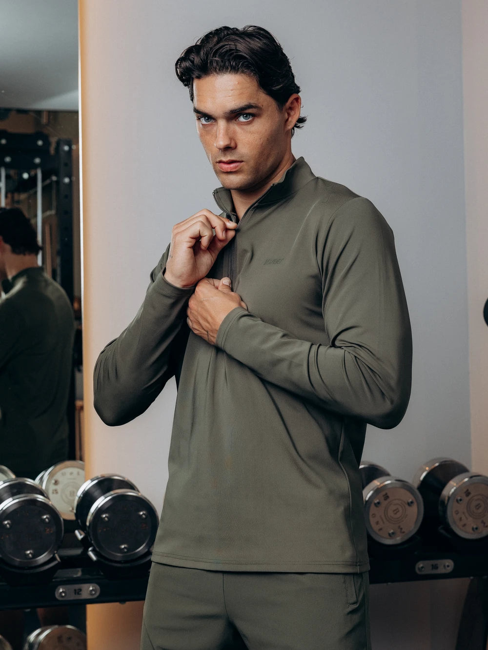 TB Green Performance Half Zip