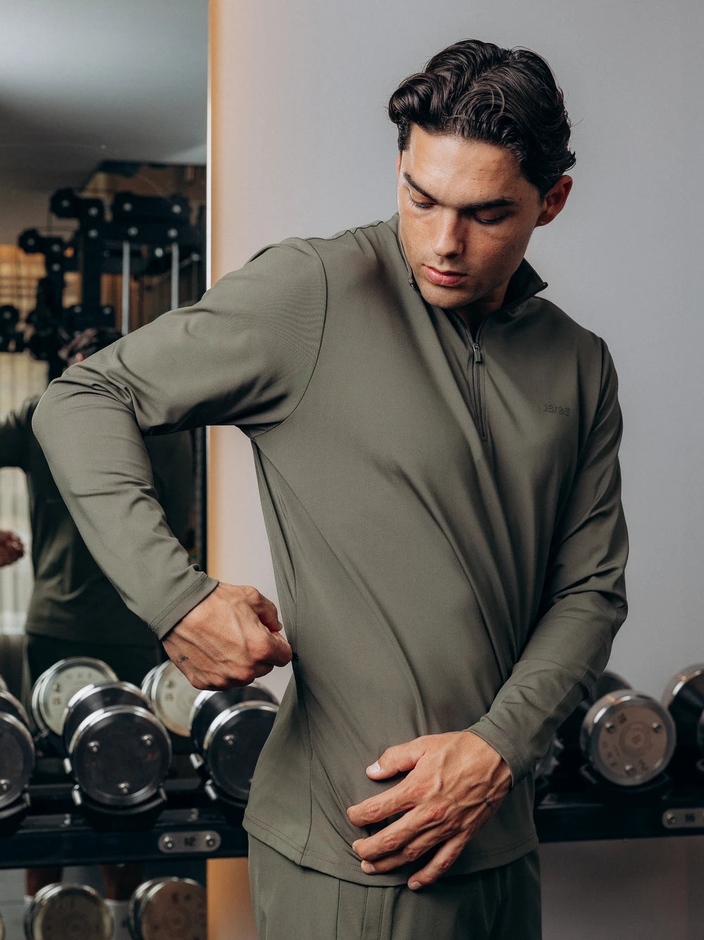 TB Green Performance Half Zip
