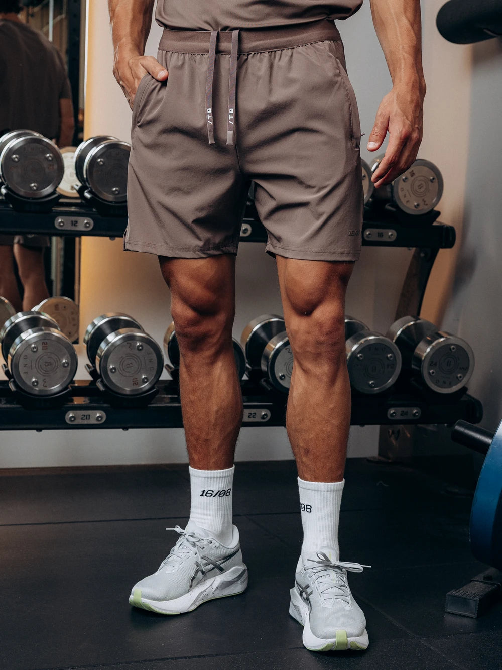 TB Brown Performance Shorts