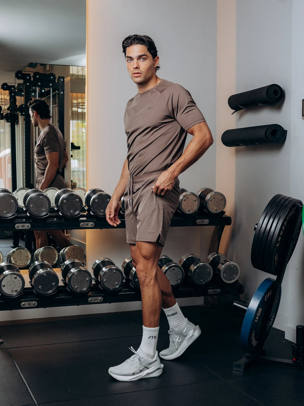 TB Brown Performance Shorts