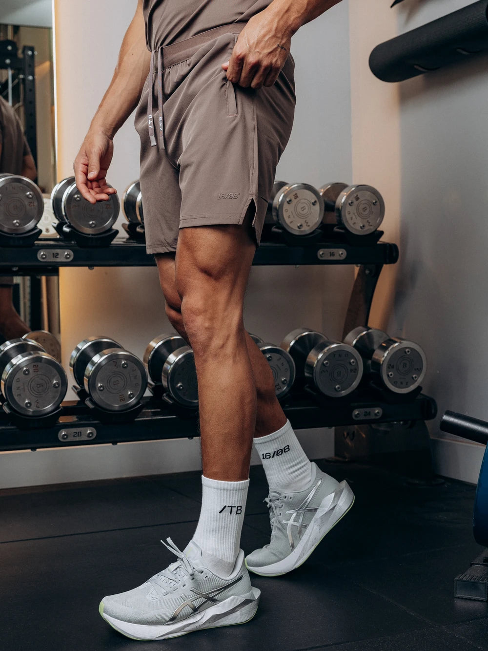 TB Brown Performance Shorts