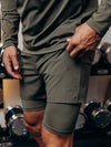 TB Green 2-in-1 Performance Short