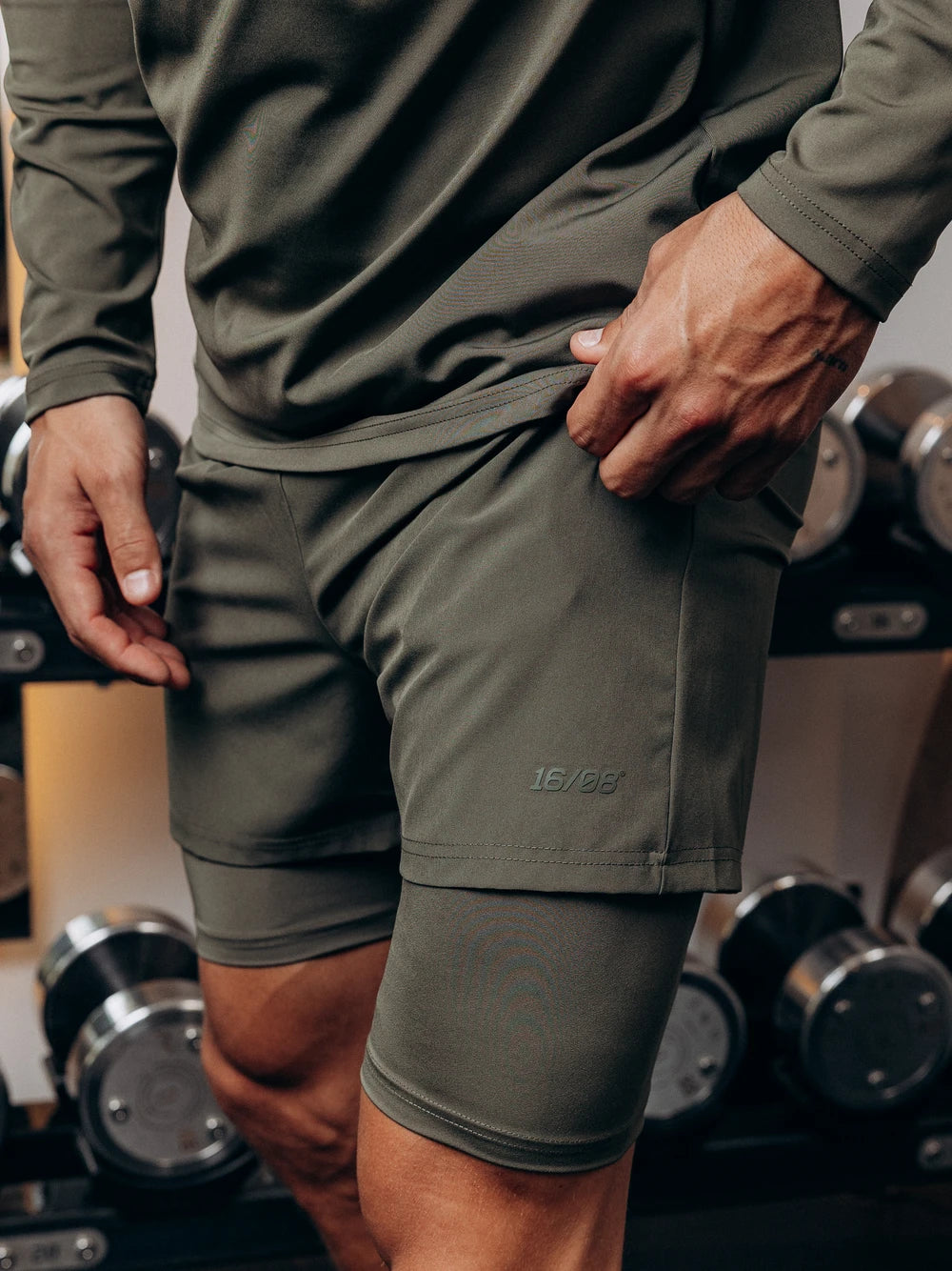 TB Green 2-in-1 Performance Short