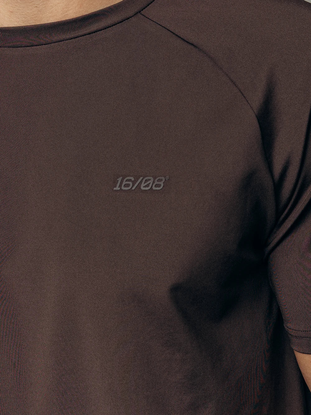TB Dark Brown Performance T-shirt