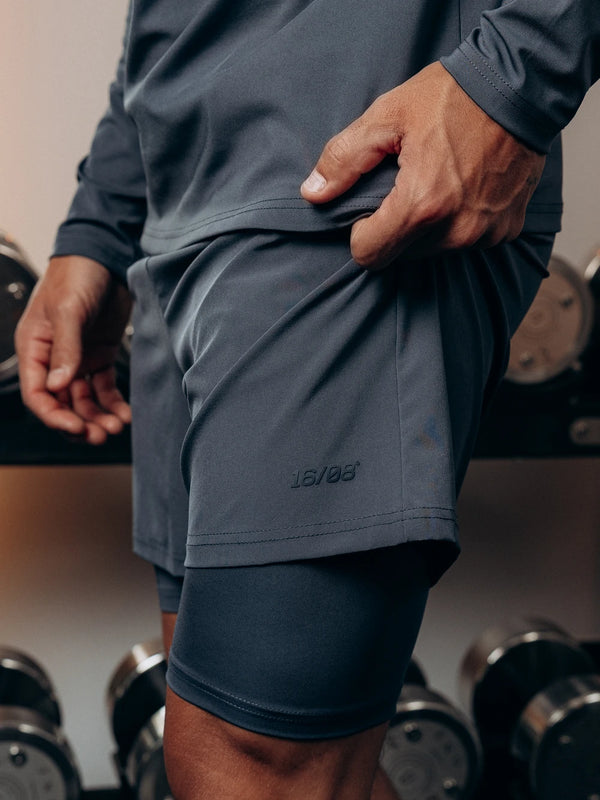 TB Blue 2-in-1 Performance Short