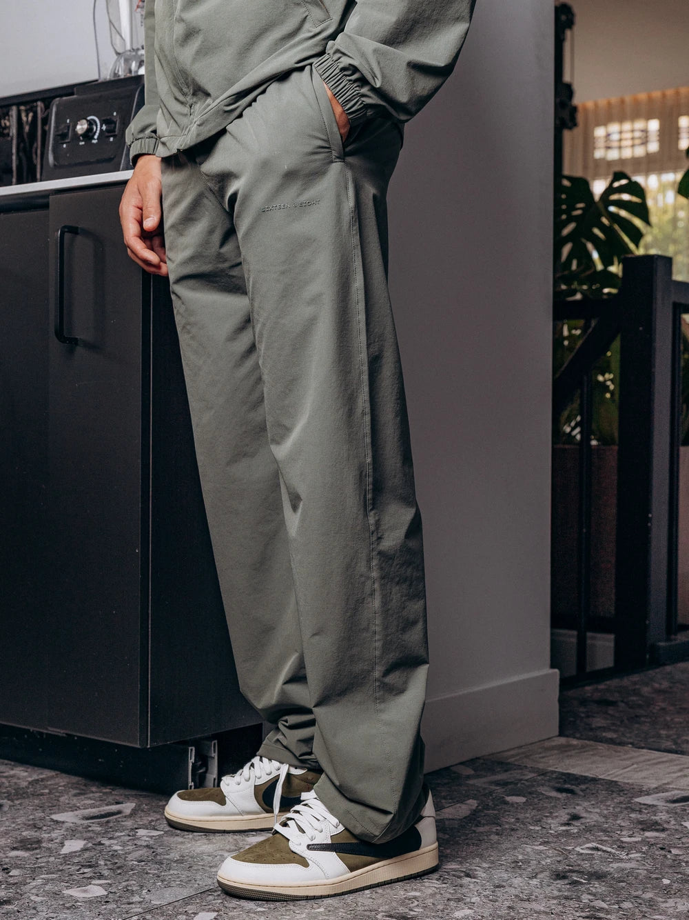 TB Green Relaxed Fit Pants