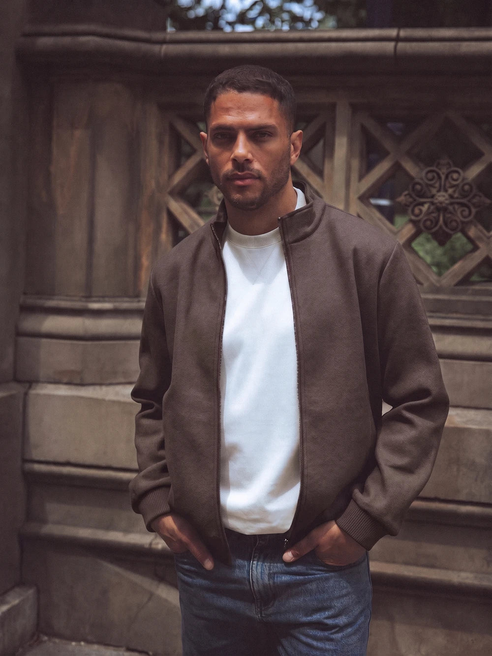 Brown Casual Vest