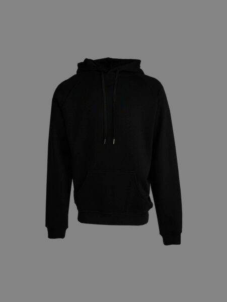 Privé: Black Crucial Oversized Hoodie