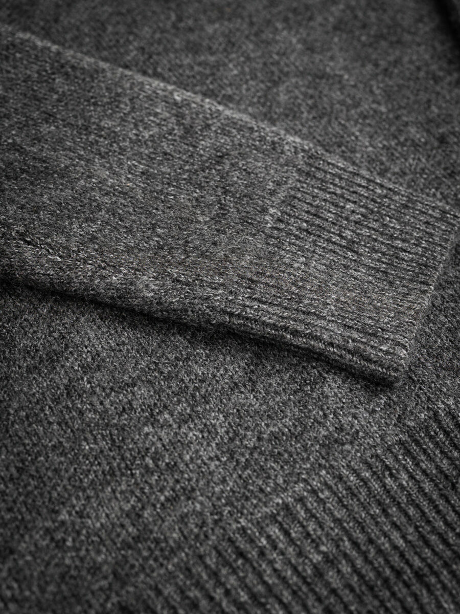 Dark Grey Texture Sweater 1608 WEAR
