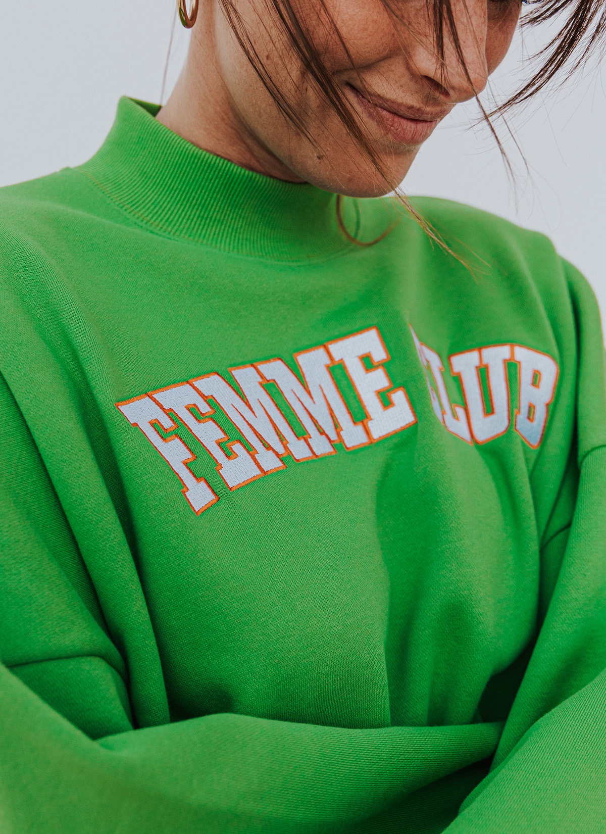 Femme Club Sweater Green 1608 WEAR