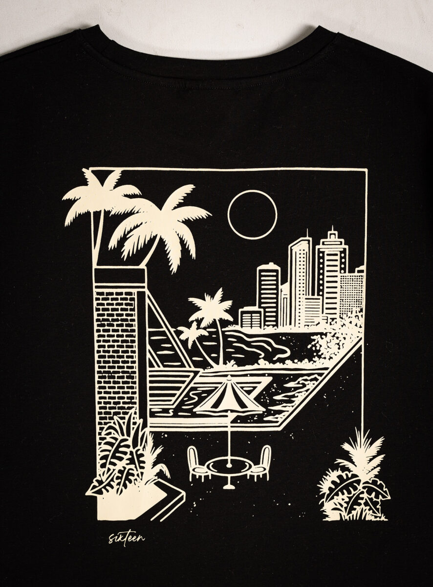 Black City T-shirt 1608 WEAR