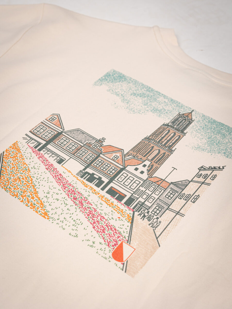 Creme Utrecht Oversized T-shirt 1608 WEAR