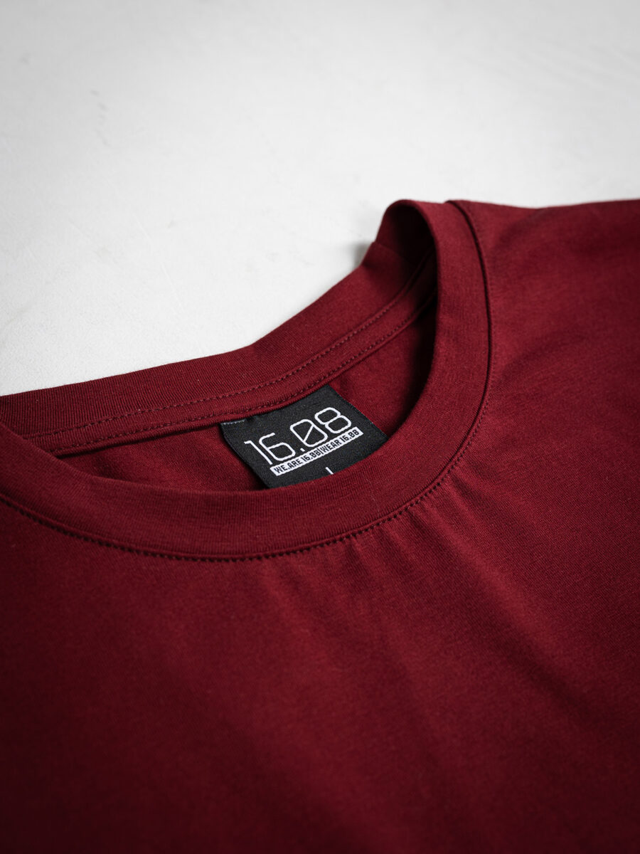 Bordeaux Collar T-shirt 1608 WEAR