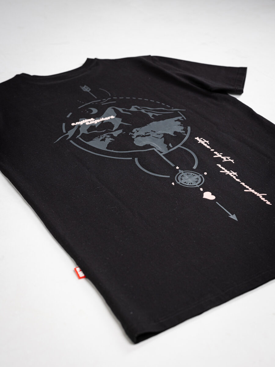 Black Global T-shirt 1608 WEAR