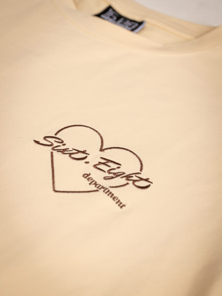 Beige Heart T-shirt