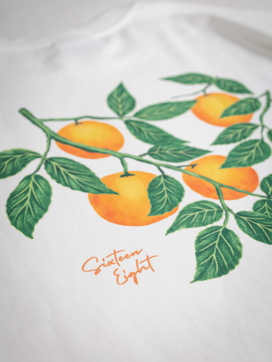 Orange Oversized T-shirt 1608 WEAR