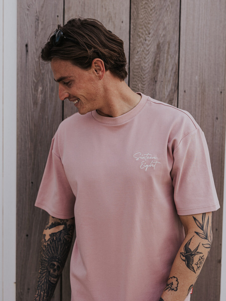 Pink Signature Oversized T-shirt 1608 WEAR