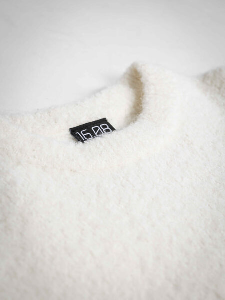 White Detail Sweater