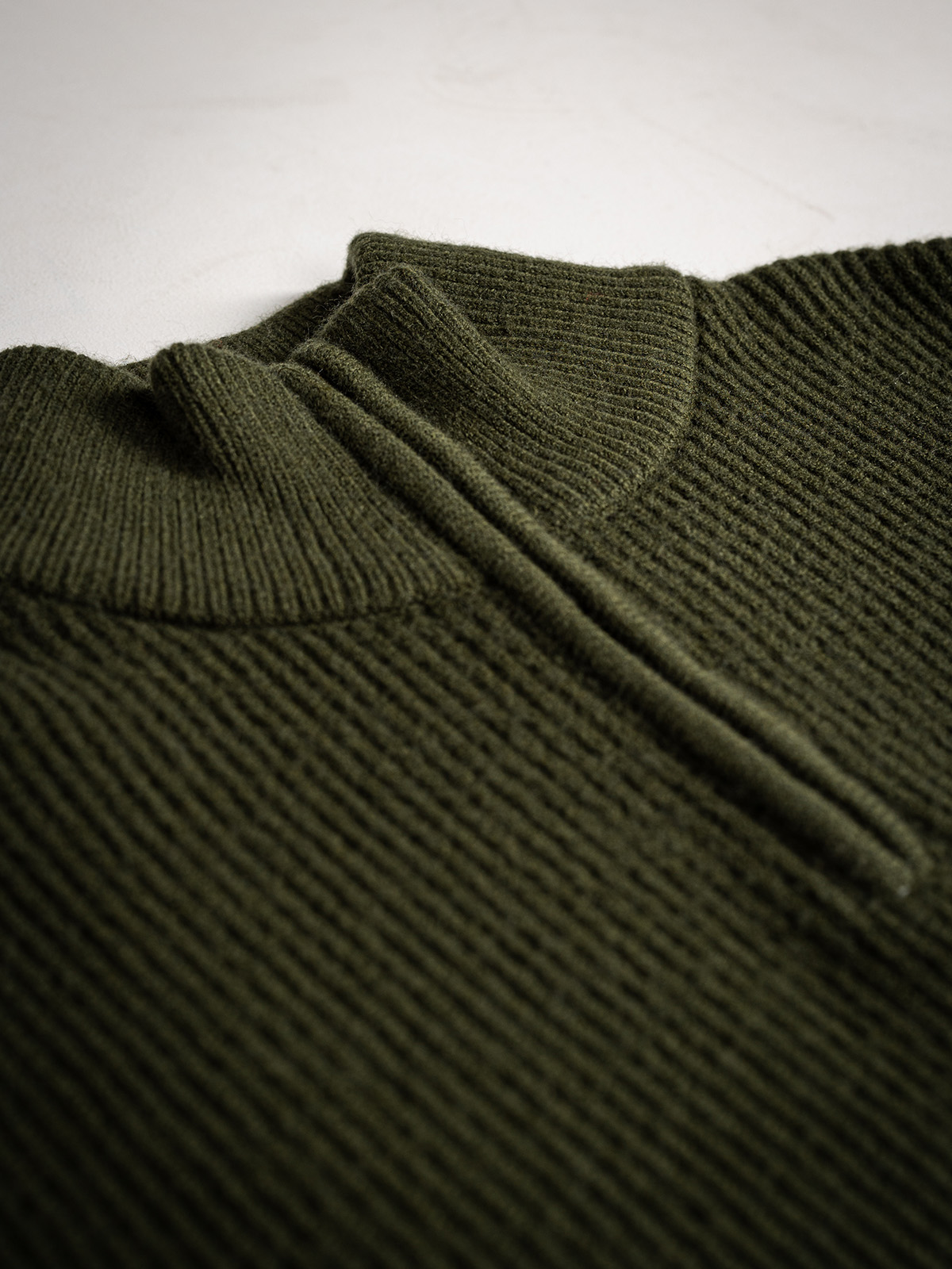 Green Knit Zipper 1608 WEAR