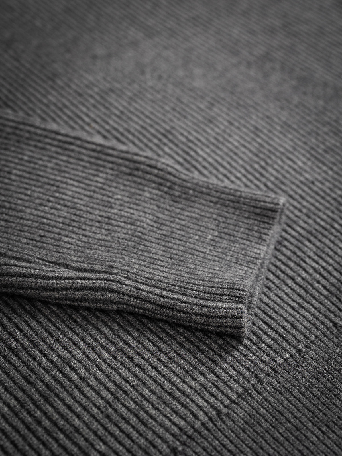 Grey Knit Zipper 1608 WEAR