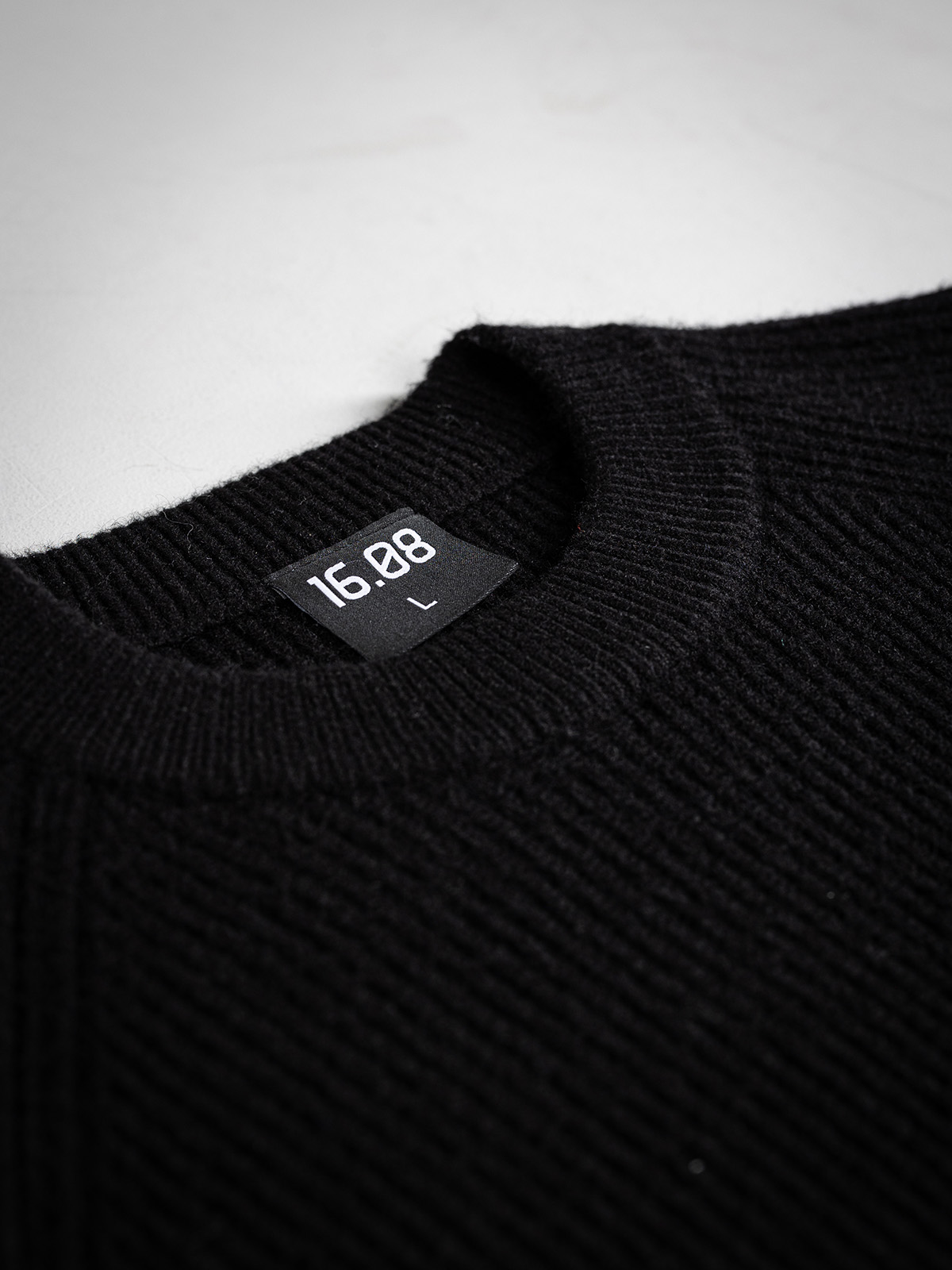Black Oversized Sweater 1608 WEAR