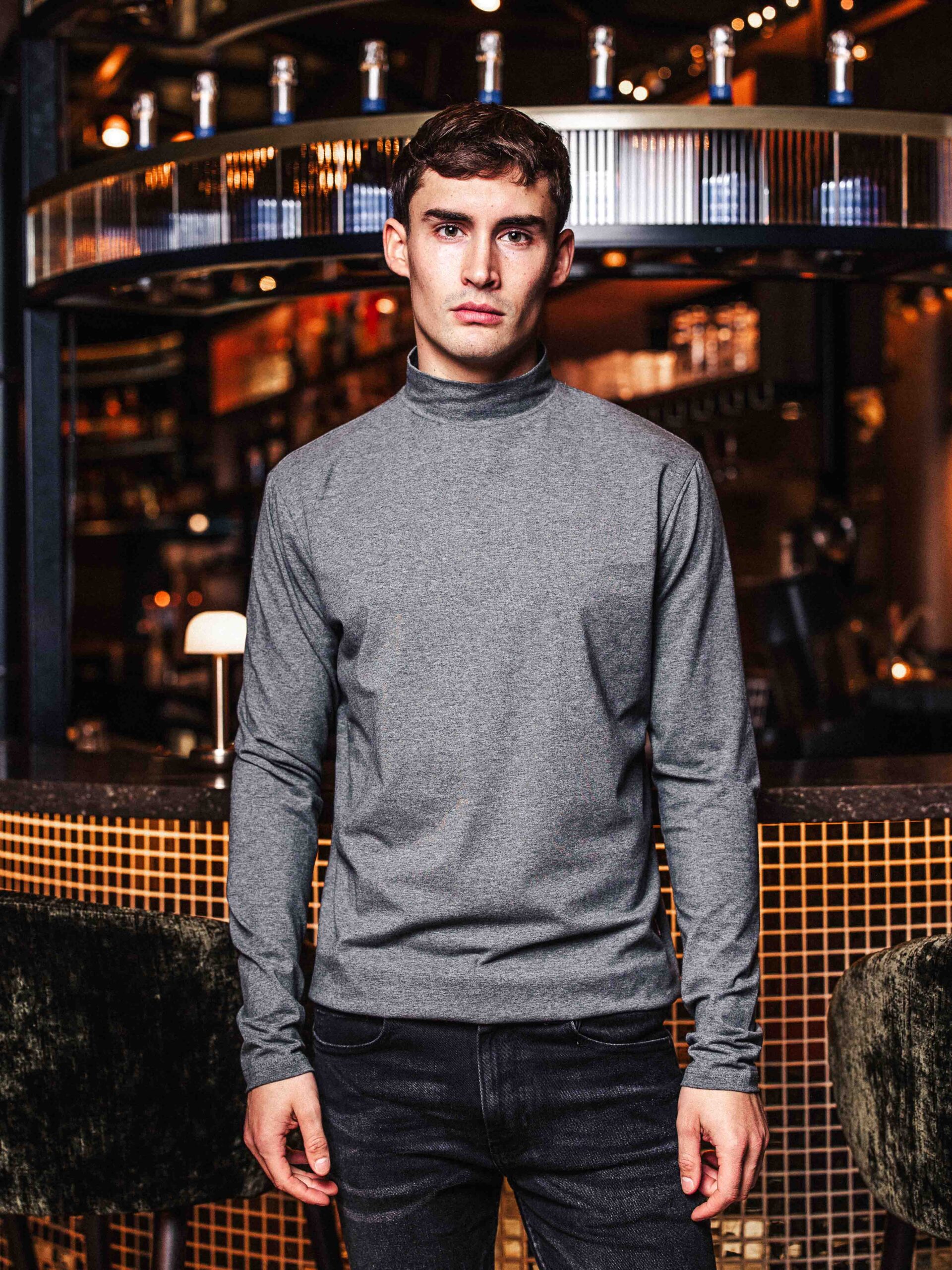 Grey Turtleneck 1608 WEAR