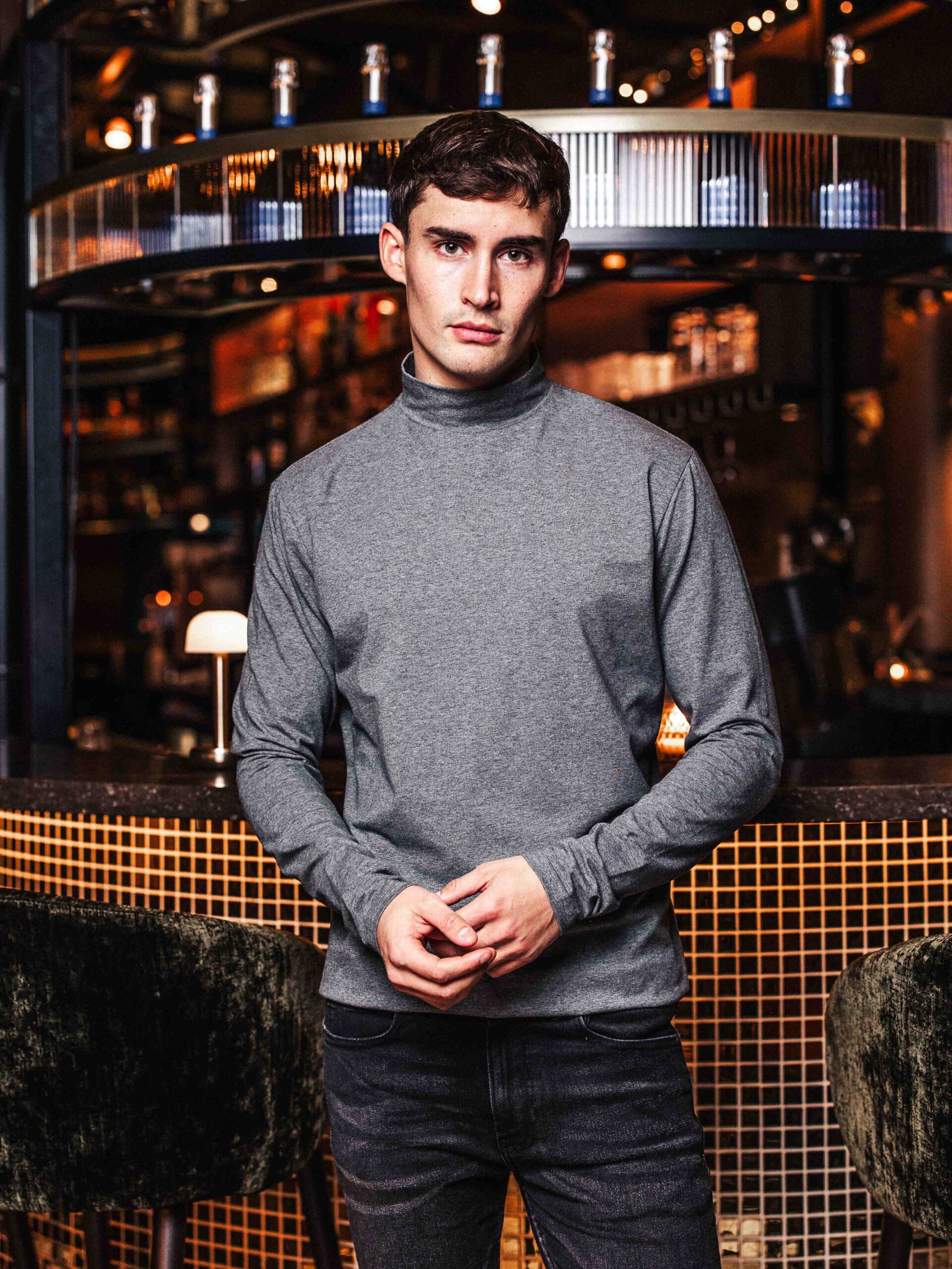 Grey Turtleneck 1608 WEAR