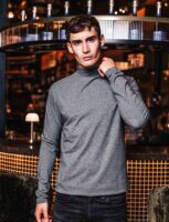 Grey Turtleneck